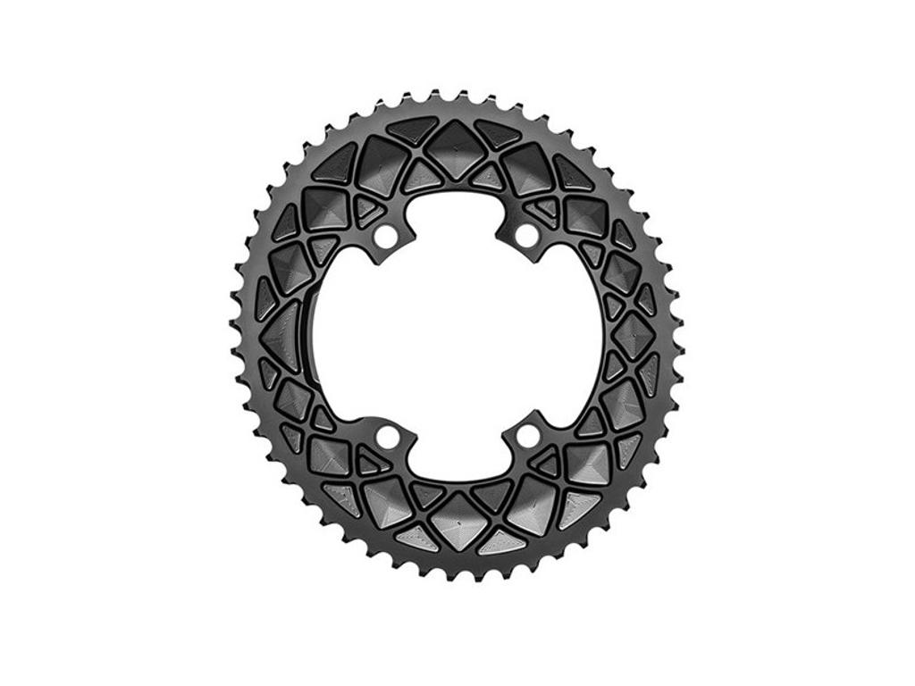 Absoluteblack Oval Klinge Shimano Bcd: ø110   Huller 50 Tænder Sort