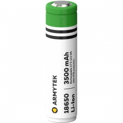Armytek 18650 Li-ion 3500mah Battery   Protected   Rechargeable Batteri