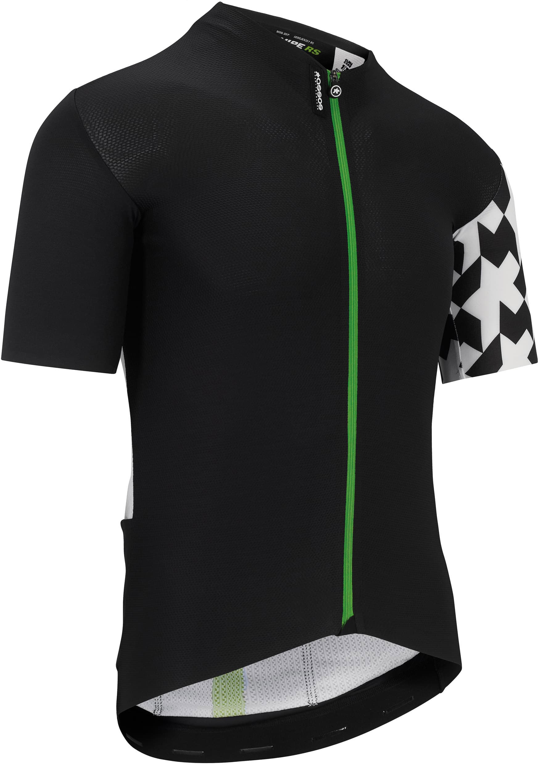 Assos Cykeltrøje Equipe Aero Ss Jersey  Black Green
