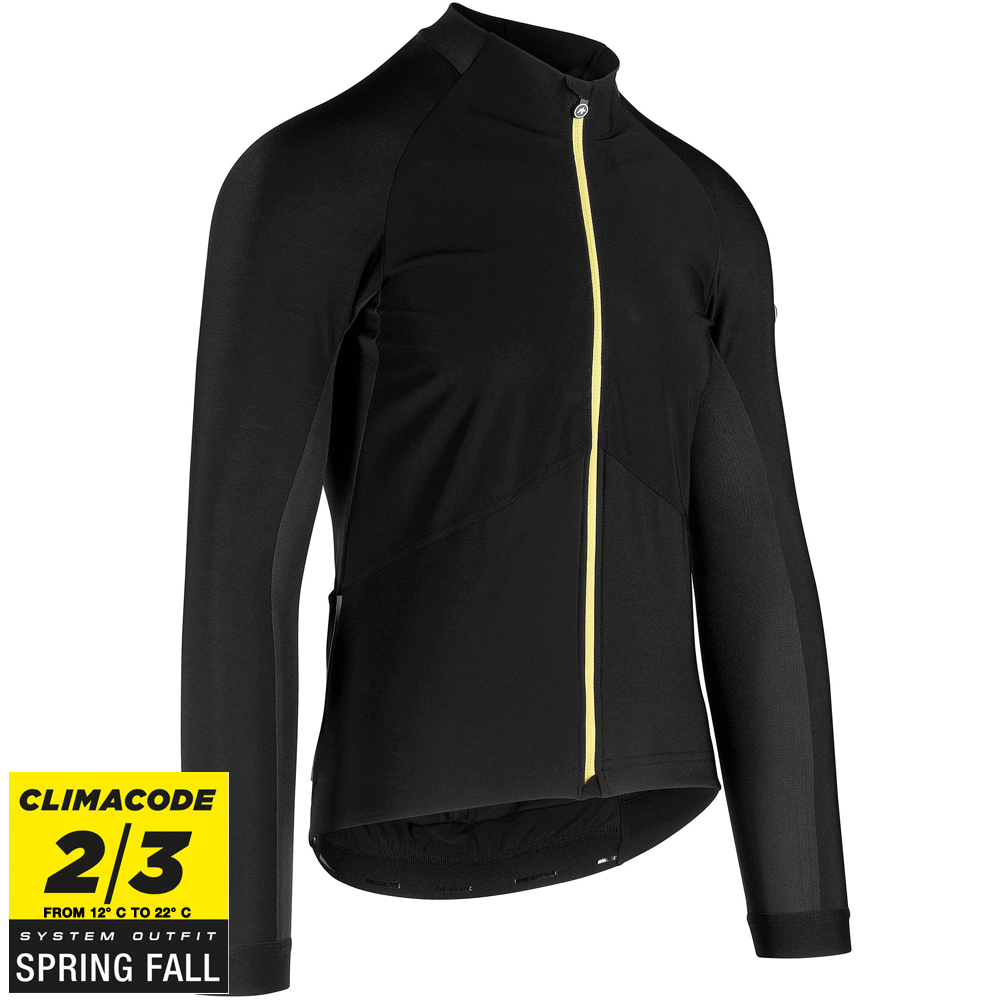Assos Cykeltrøje Mille Gt Spring Fall Jakke  Sort