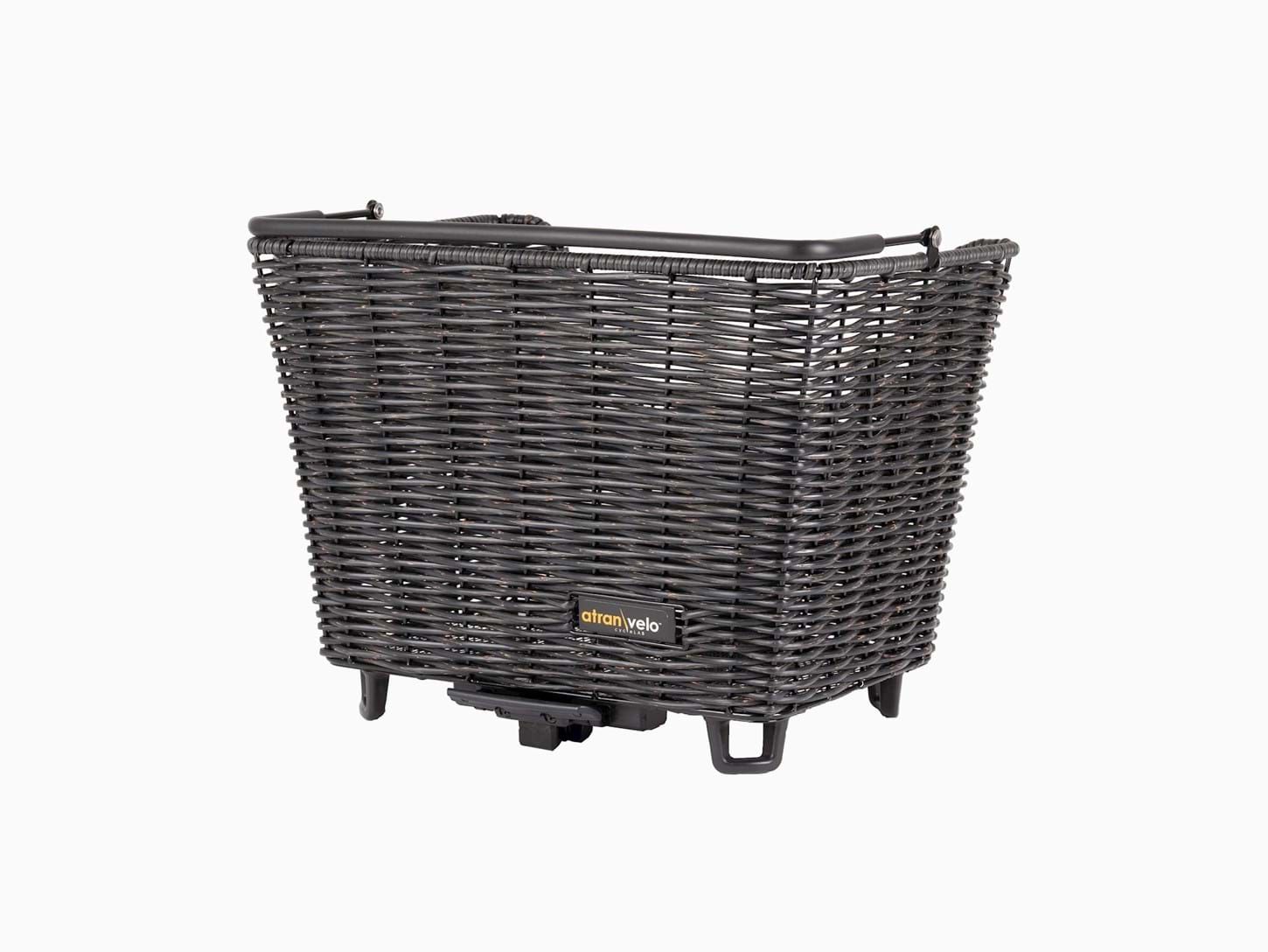 Atran Velo Picnic Rattan Avs Kurv  Sort