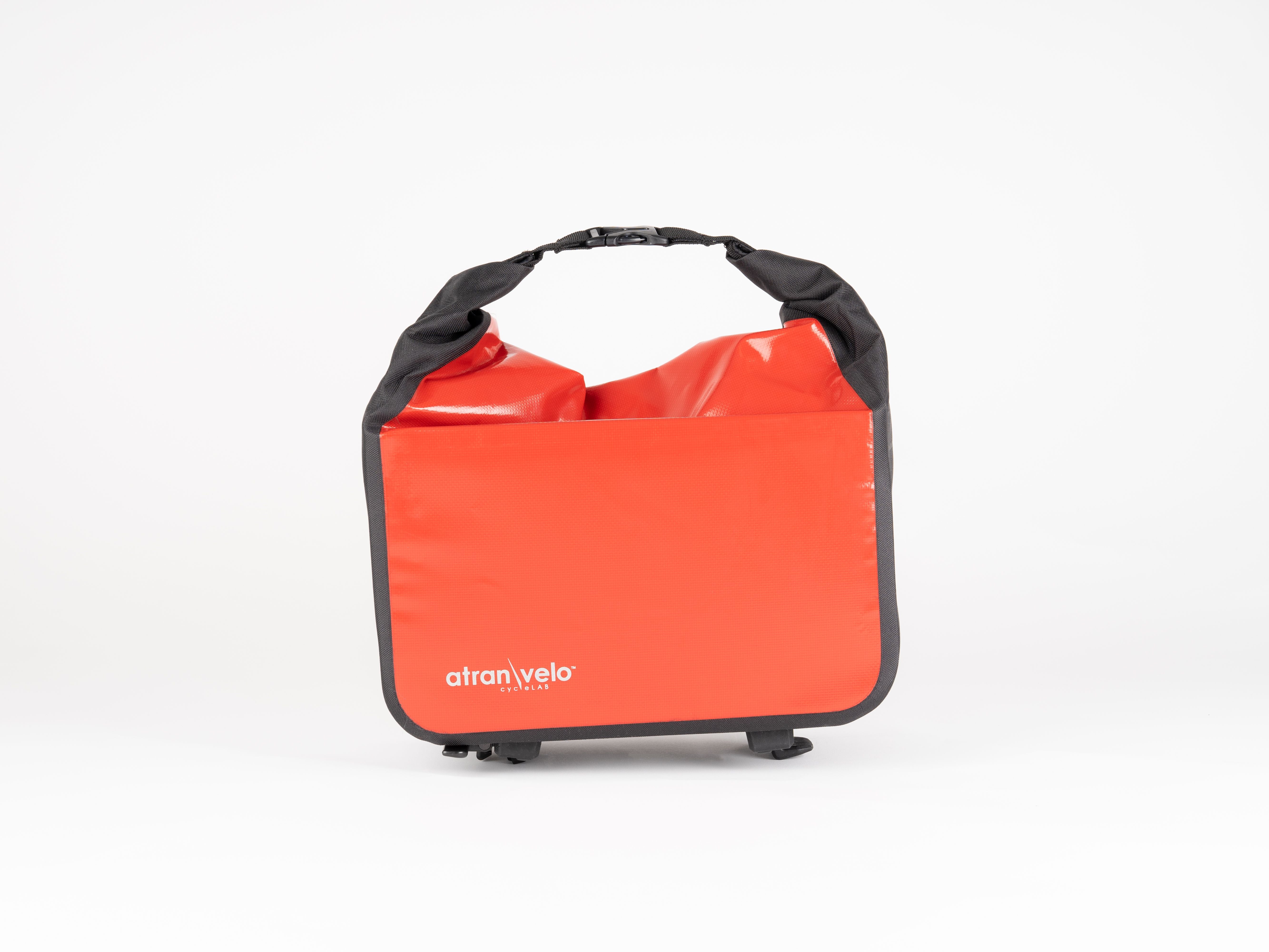Atran Velo Taske Travel Top Rød Sort Vandtæt Avs