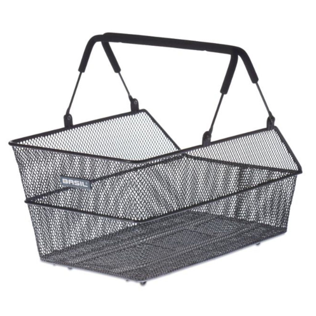Basil Cento Stål Multi Sort Cykelkurv Bag