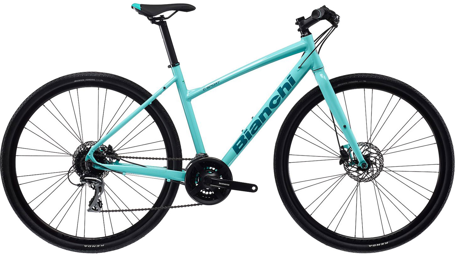 Bianchi  -sport   24g Disc Dame 2023 Celeste