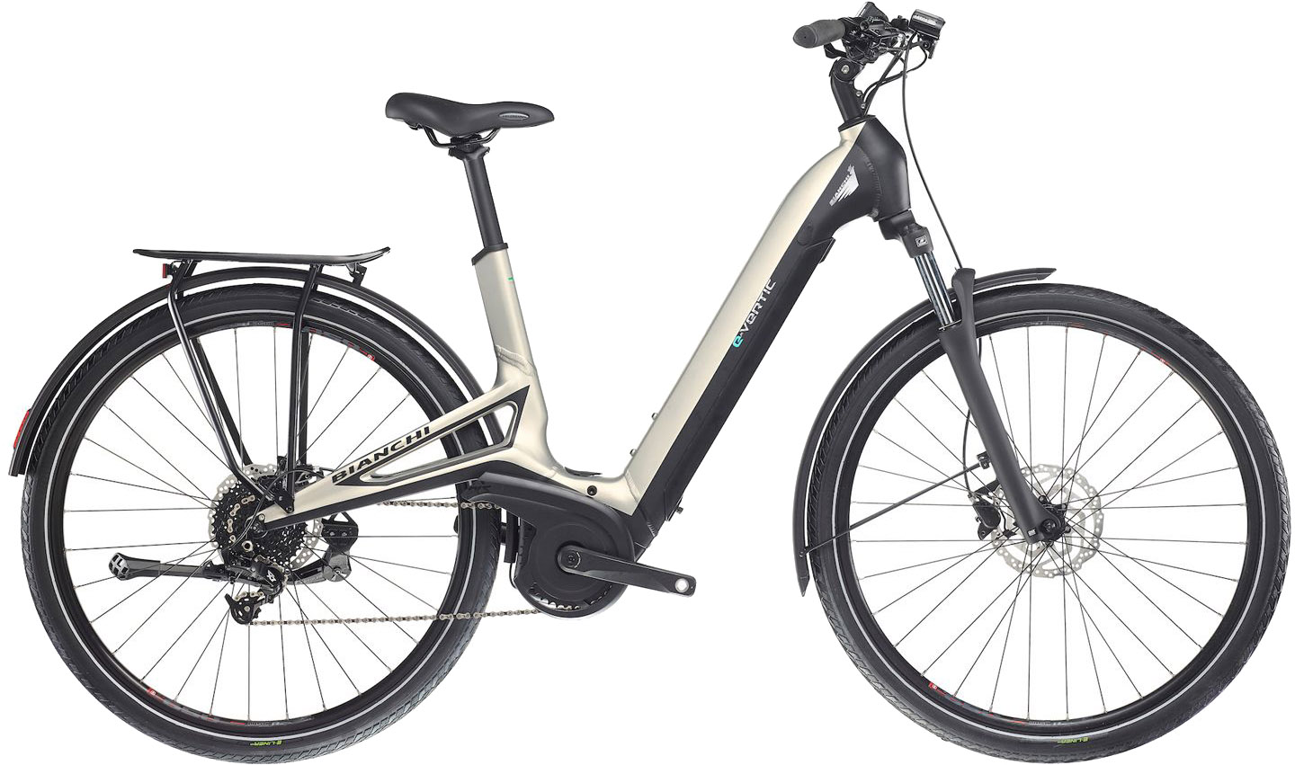 Bianchi  -vertic  -type 10g Bosch Dame 2023 Sort Beige