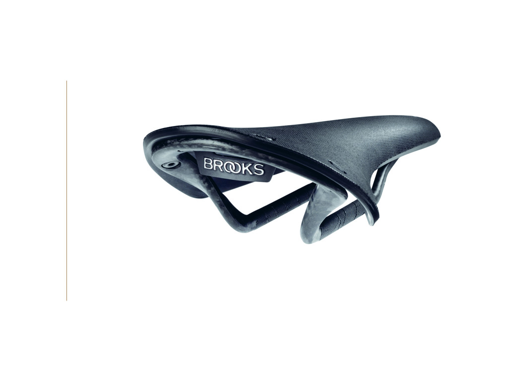Brooks Cambium C13 Cykelsadel 132mm Bred Gummi Nylon Unisex Sort