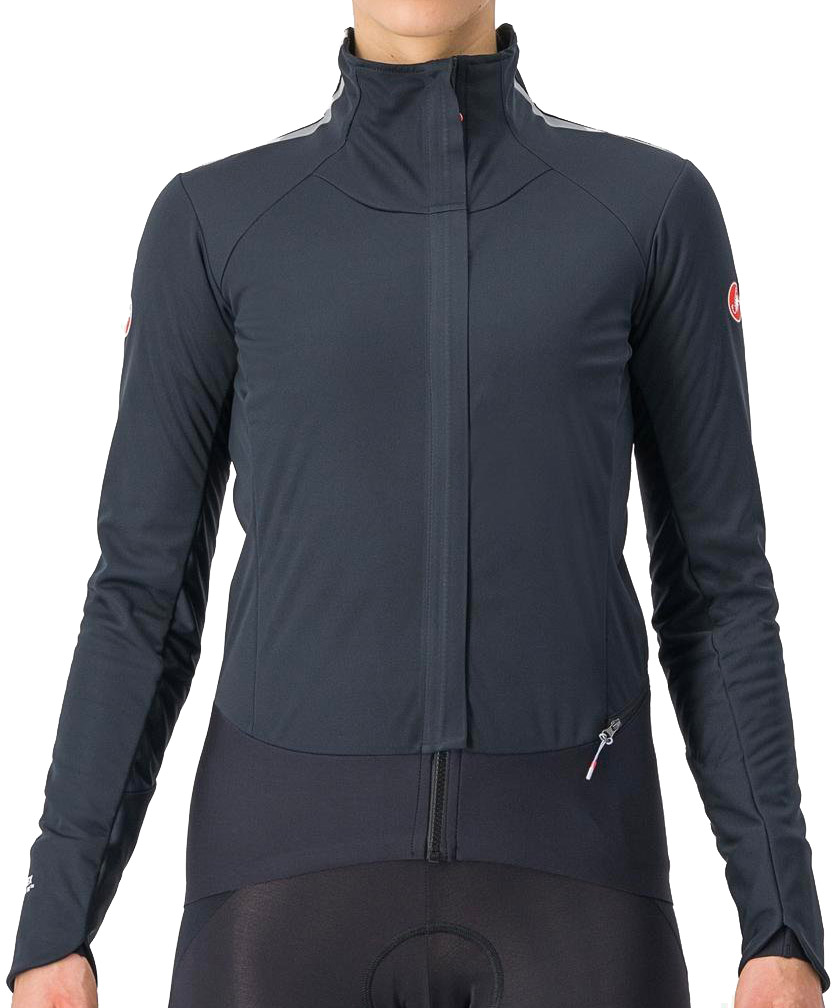 Castelli Alpha Doppio Ros   Jacket Vinterjakke Light Black Silver