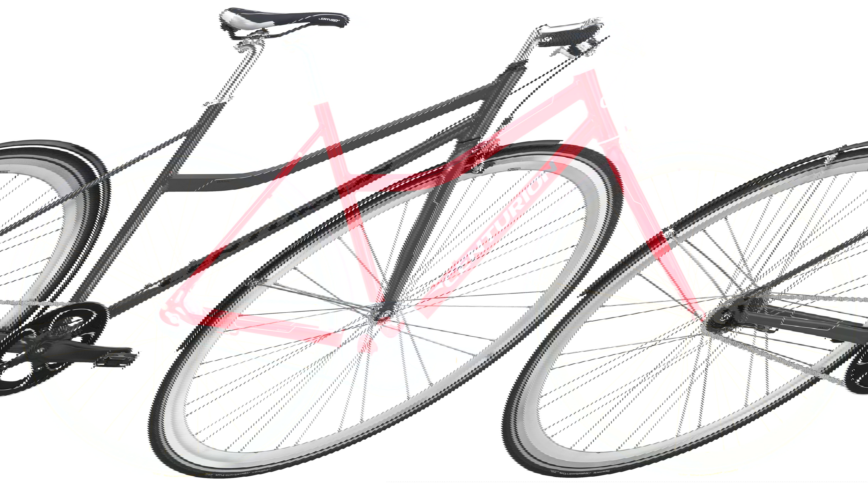 Centurion Basic Dame 7g Fod Kaliberbremse Rød