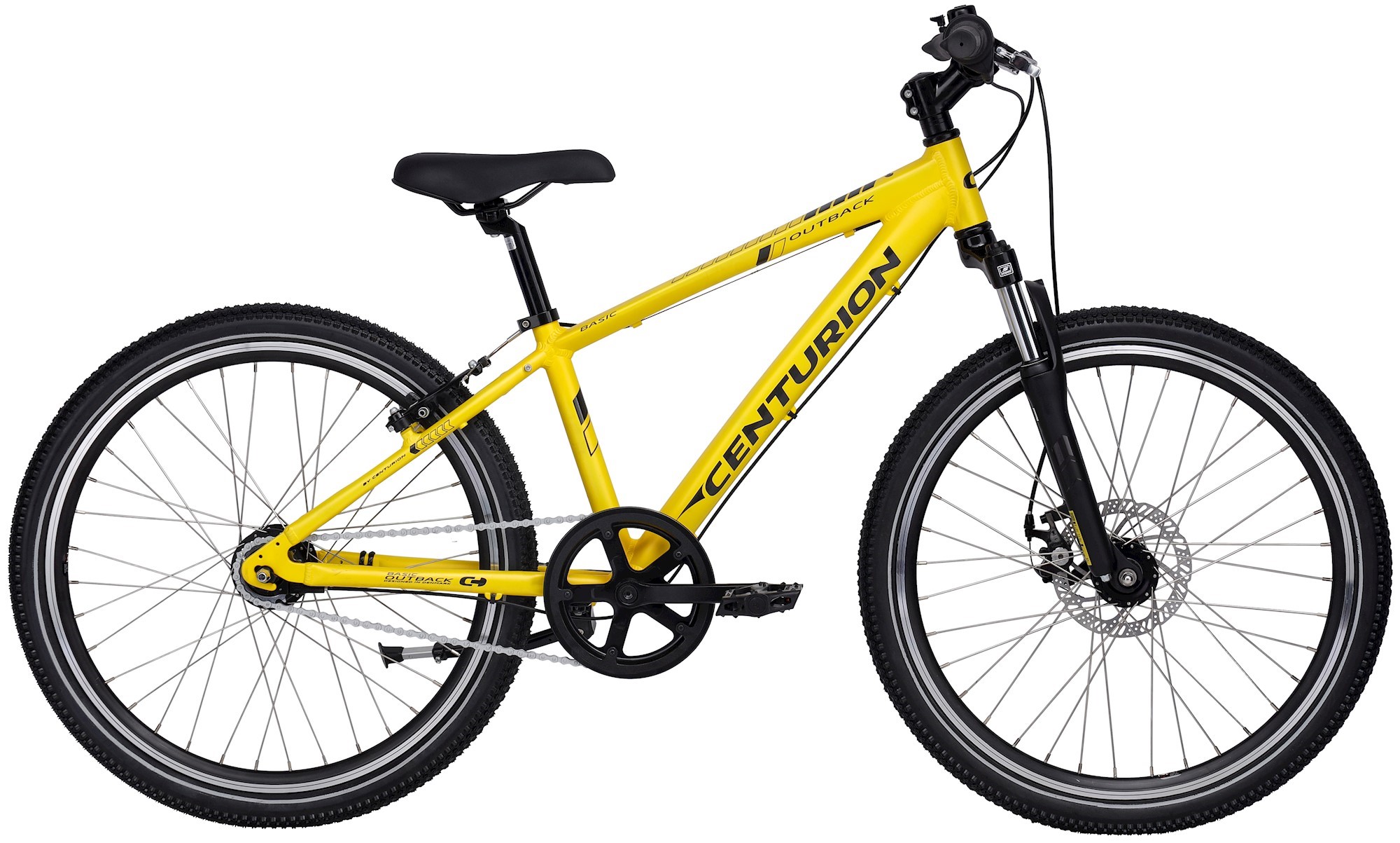 Centurion Basic Outback Dreng 24 Quot  7g 2023 Gul  Udstillingsmodel