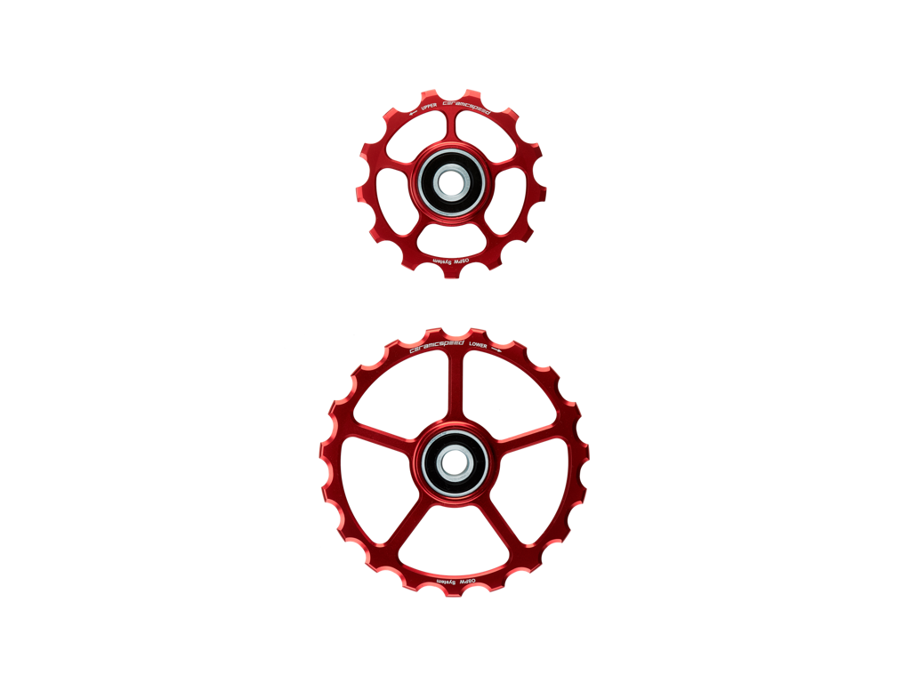 Ceramicspeed Keramisk Oversized Pulleyhjul 13 19 Rød