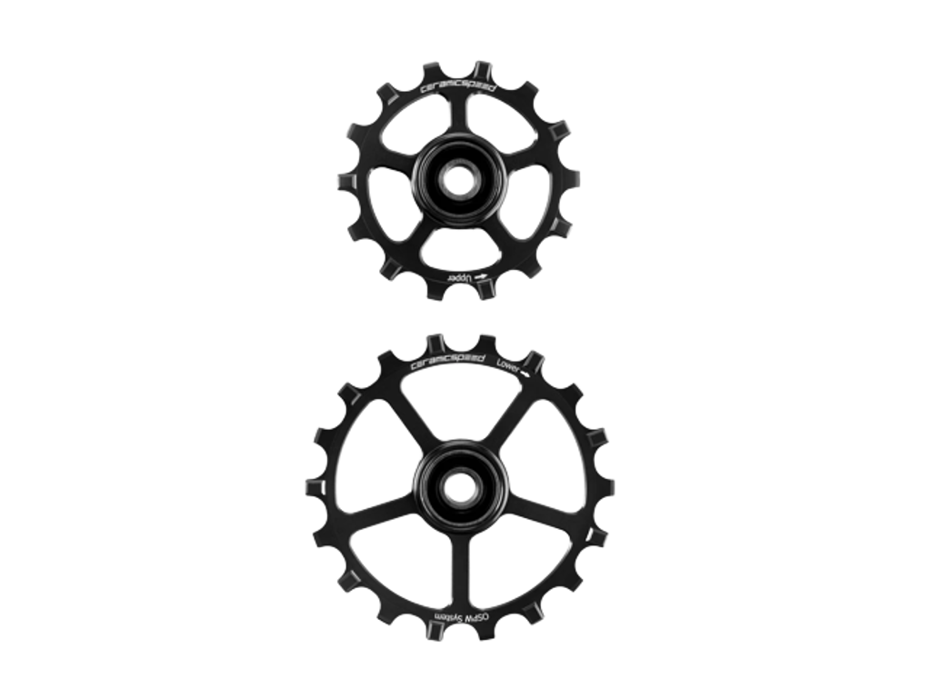 Ceramicspeed Keramisk Oversized Pulleyhjul 14 18 Sort