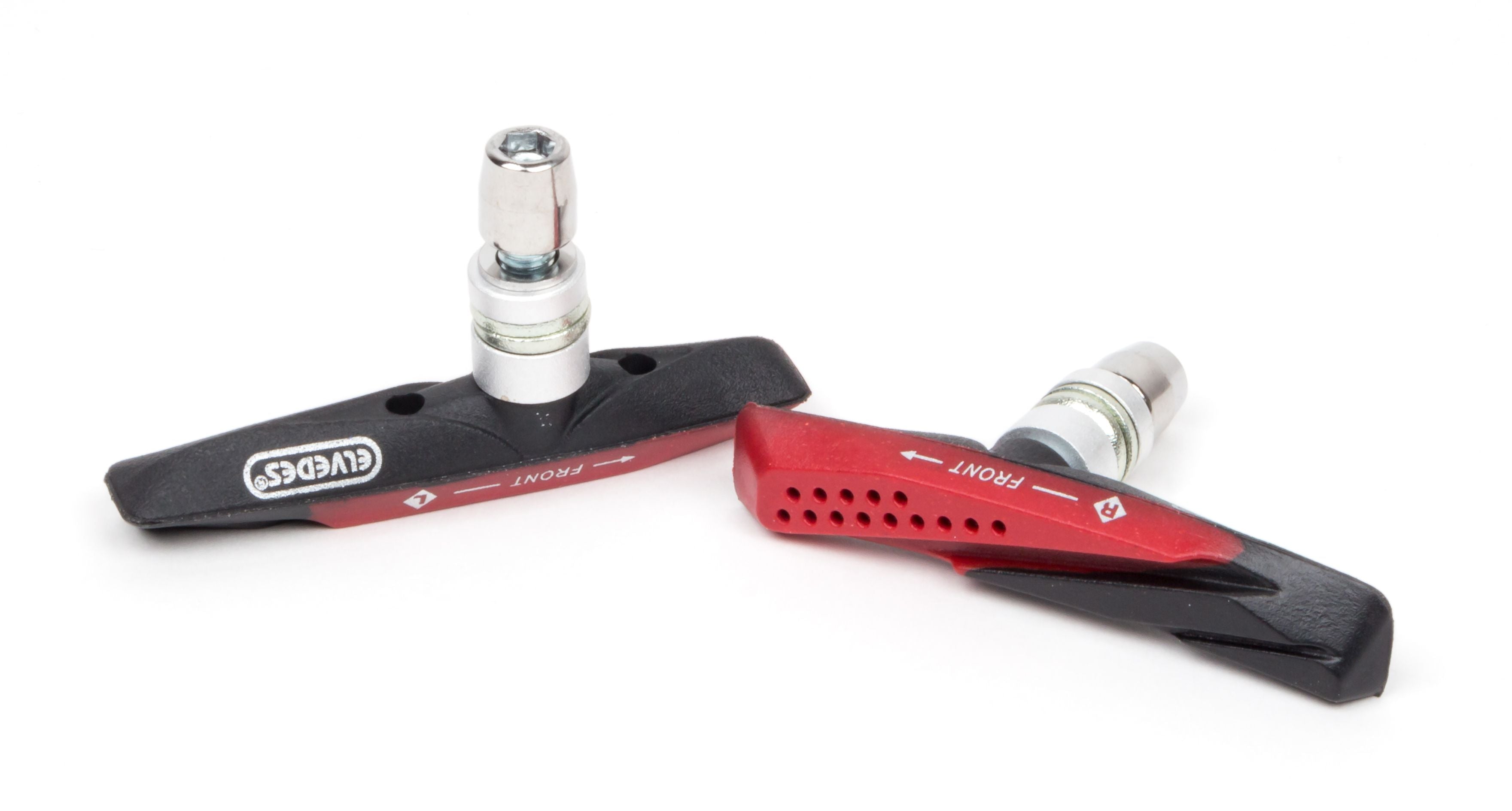 Elvedes Bremsesko  -type 72mm Sort Rød