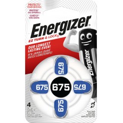 Energizer Hearing Aid 675 -  Pack Batteri