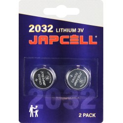 Japcell Lithium Cr2032 3v Batterier   Stk  Batteri