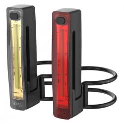 Knog Plus Genopladeligt Lygtesæt Sort