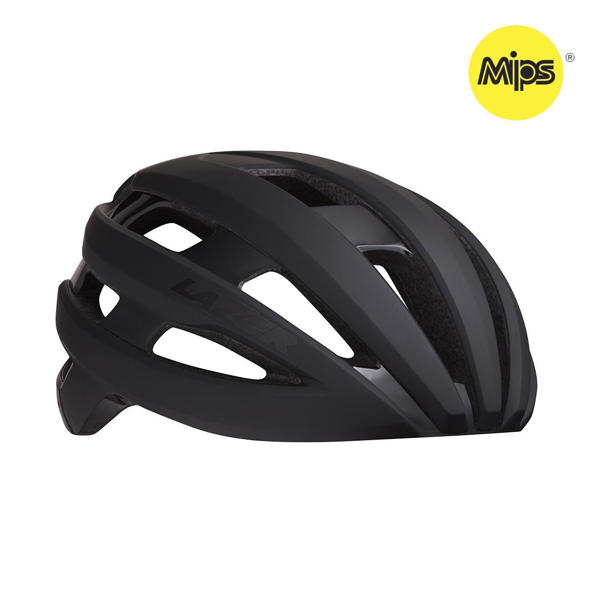 Lazer Cykelhjelm Sphere Mips Mat Sort   58-61cm