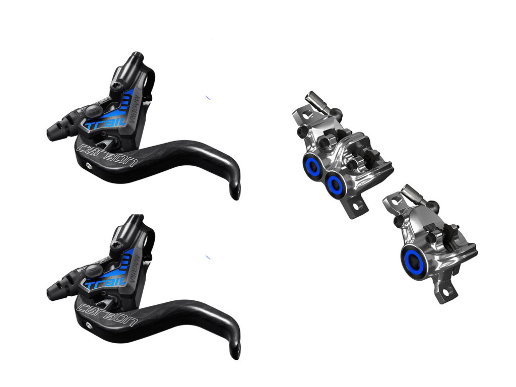 Magura Mt Trail Sl Hydraulisk Bremsesæt Flatmount For Bag Sort