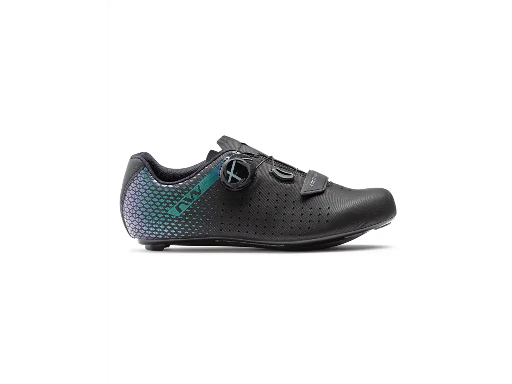Northwave Core Plus Wmn Cykelsko Black Rridescent-39