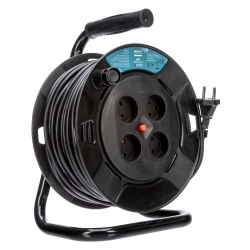 Nq Power Cable Reel Dk     Socket  H05vv-  2x1    40m Ledning