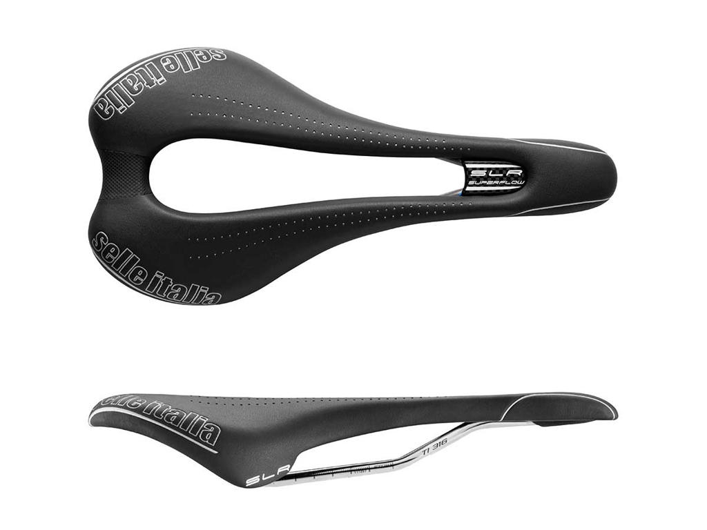 Selle Italia Slr Superflow   Cykelsadel Sort