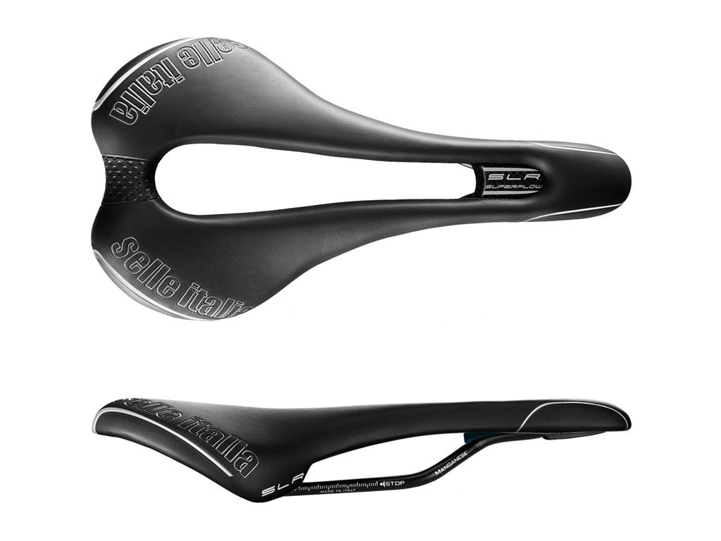 Selle Italia Slr Tm Superflow   Cykelsadel Sort