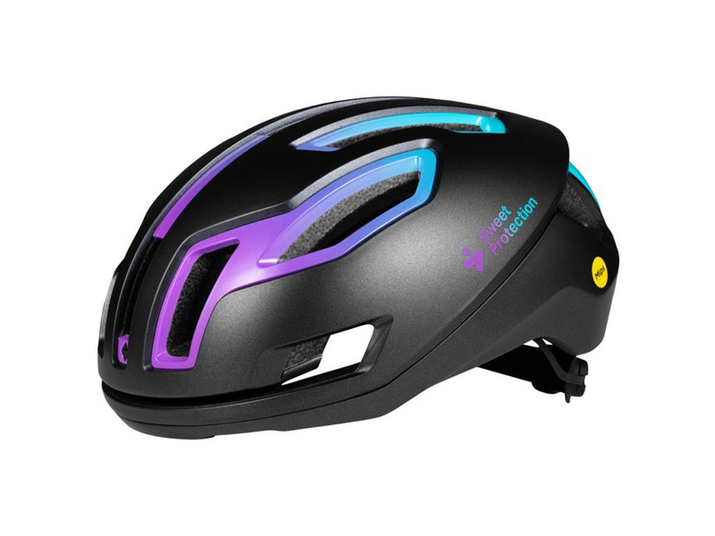 Sweet Protection Falconer 2vi Mips Cykelhjelm Black Hyper Violet