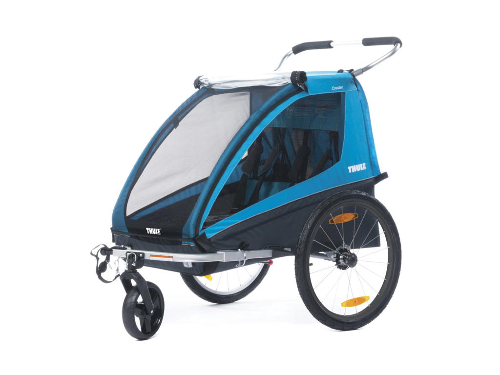Thule Coaster Xt Cykeltrailer Til   Børn Sort Turkis