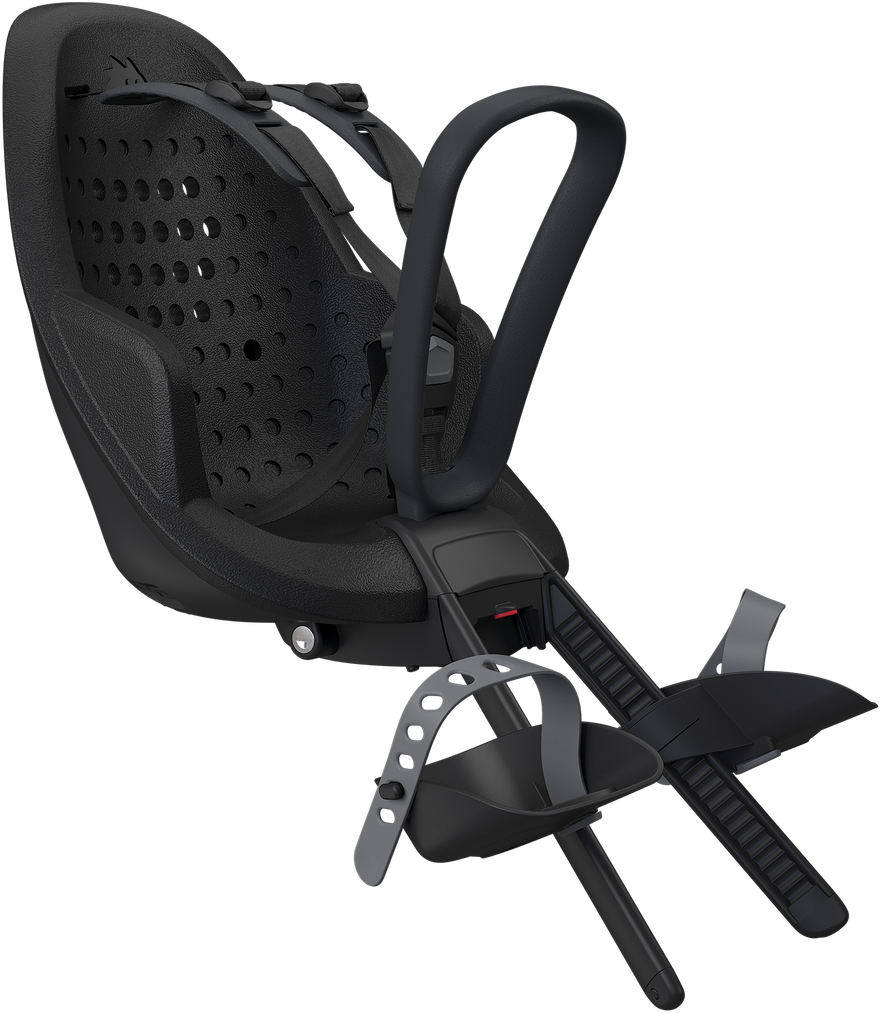 Yepp   Mini Ahead Barnestol Til Front Montering   Mdr Til   år  Op Til 15 Kg  Black