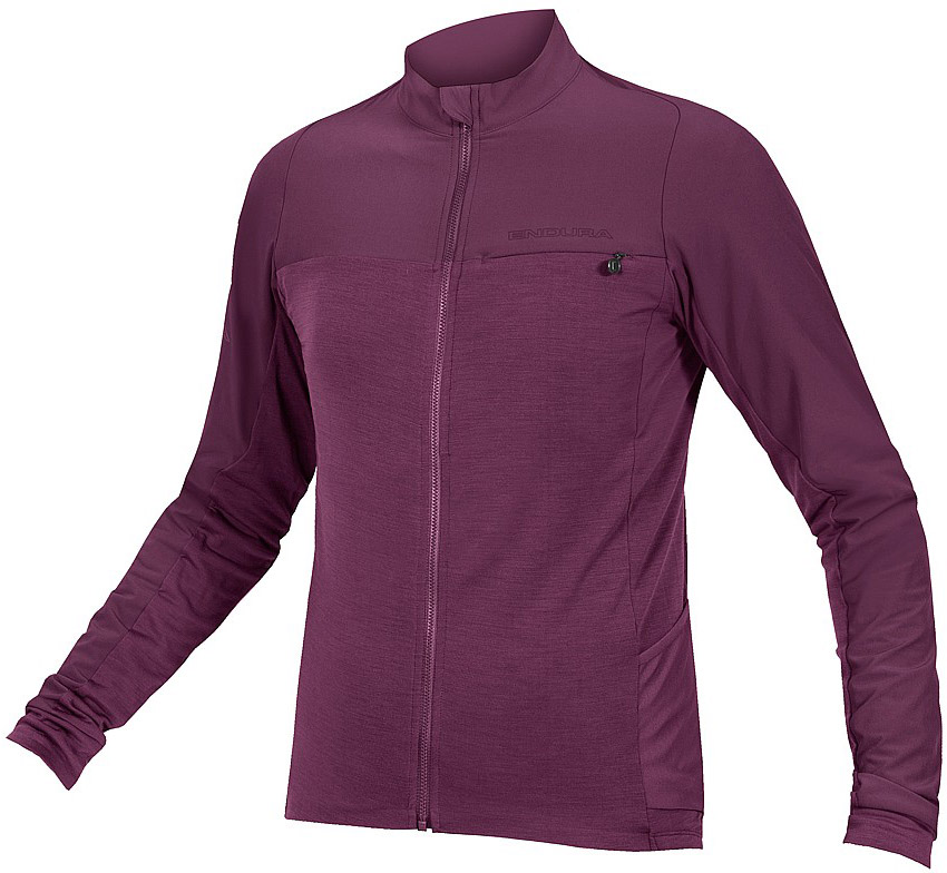 Endura Gv500     Gravel Mtb Jersey Aubergine